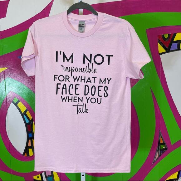 Gildan Tops - Gildan, Funny Graphic T-Shirt. Size Small. In pristine condition!